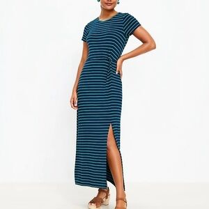 Green Loft Striped Dress for Sale up to 90% Off: Poshmark
